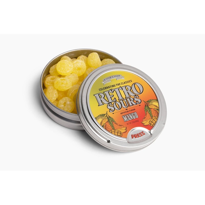 Retro Sours - Hard Tangy Old Fashion Candy in Citrus,