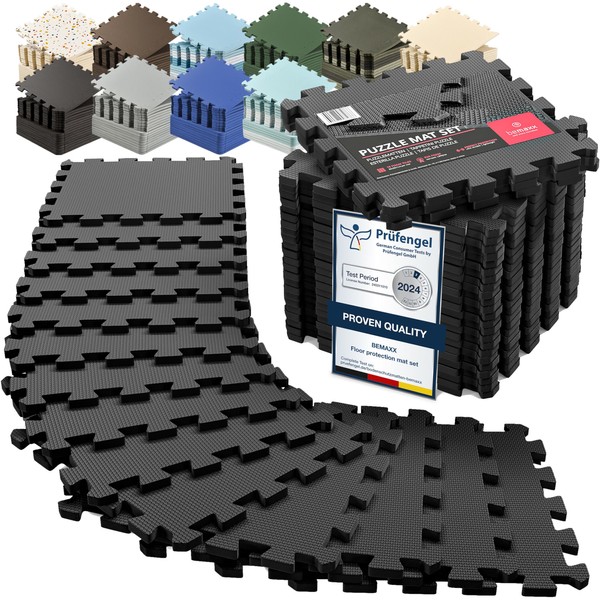 bemaxx Gym Mats Set - 18 pcs EVA Interlocking Foam