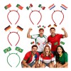 Diadema Decorativa Para Fanáticos De La Copa Del Mundo 3pzs