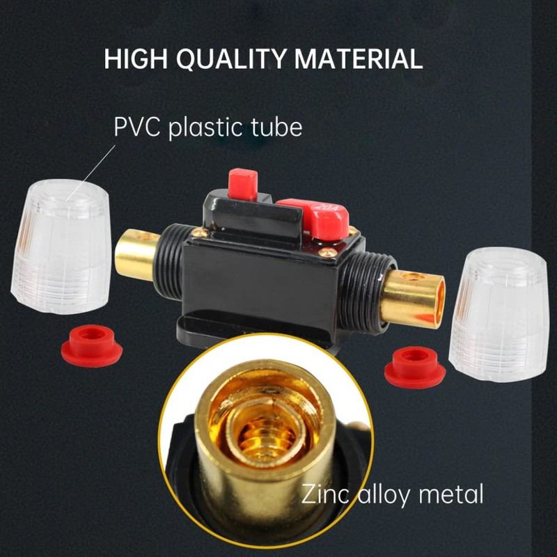 Car Fuse Holder, Manual Reset Switch Car DC12 V Power