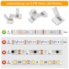 VIPMOON LED Strip Connector, Pack of 35, 4-Pin 10 mm