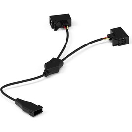 GXENOGO Switchback Turn Signal Y Splitter Adapter Compatible with 07-18 Wrangler JK-1PC