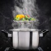 Premium 304 Stainless Steel Foldable Steamer for Cooking – Expandable