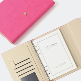 Pickle Stationery and Office Supply Notebook Diary Planner Pink for school, and desk organization, writing planning or paper accessory, Pickle Korean Import, and Desk