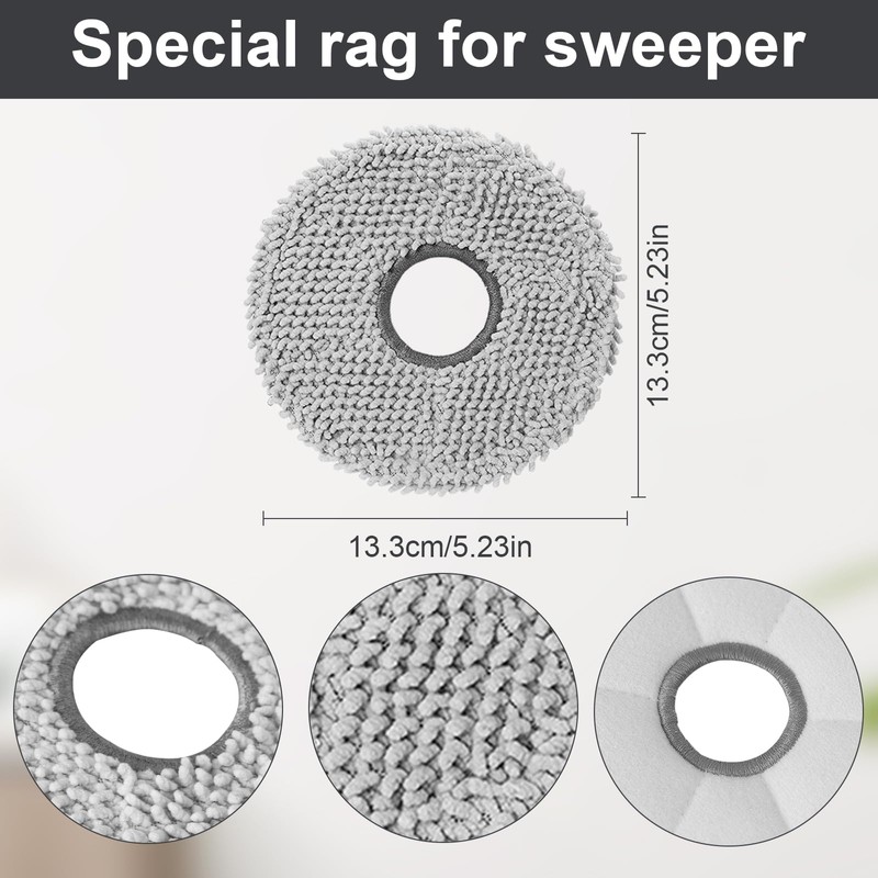 6 Pack Mop Pads for Ecovacs Deebot N30 Pro /