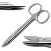 Crown Scissors Straight Cutting End Dental Orthodontics Surgical Stainless Steel