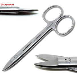 Crown Scissors Straight Cutting End Dental Orthodontics Surgical Stainless Steel Instruments