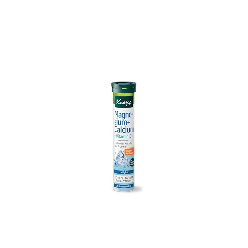 Kneipp Effervescent Tablets Magnesium + Calcium + Vitamin D3 -