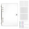 Mairearn A5 Sealing Pad, Binder, Clear, 6 Holes, Large Sealing
