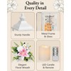 Memorial Lantern with Flower, Sympathy Gift for Loss of Daughter,
