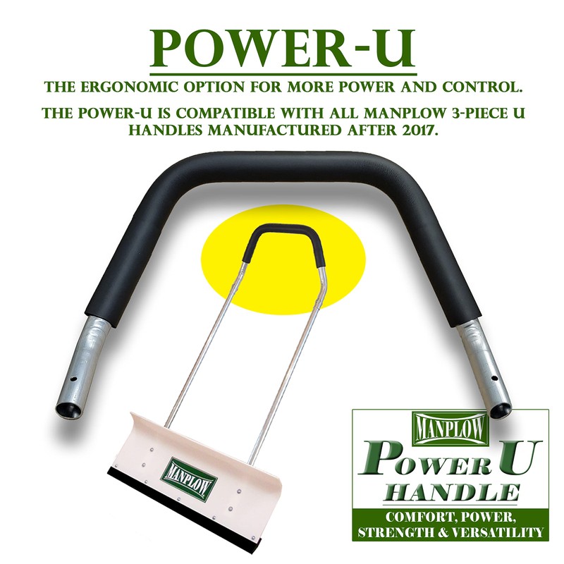 MANPLOW RevolutionX Snow Pusher (60" RevolutionX with Power U Handle)