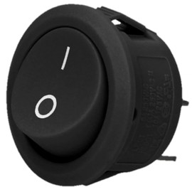 Miratic Toggle Switch 230 V Switch 230 V Powerful 230 V Switch Ideal for Reliable Circuits and Controls Current: 6, 10 A Supply Voltage: 230 V (Black)