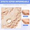 LUSCOR Polvos Compactos Maquillaje, Polvos mate, polvos compactos con control