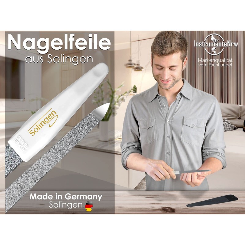 Solingen Nail File Manicure Sapphire Nail File Made in Germany