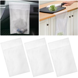 Hedume 200 PCS Car Garbage Bag, Easy Stick-On Disposable Auto Trash Bag, Car Vomit Bag, Waterproof Leakproof Large Capacity Portable Convenient, Suitable for Car, Kitchen, Travel, Camping, Office