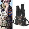 Radio Chest Harness 2 Pockets Oxford Cloth Adjustable Vest Rig