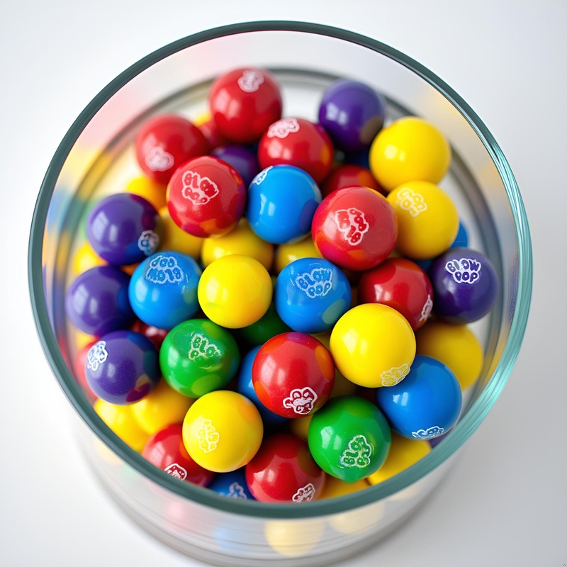 SweetGourmet Blow Pop Filled Gumballs, Bulk Unwrapped, Grape Lemon Cherry