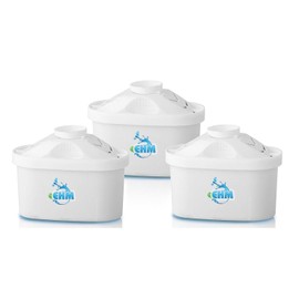 EHM SureFlow Alkaline Water Pitcher Replacement Cartridge – Healthy Drinking Water, PH 8.5-9.5, 6-Stage Filtration & Hydration System