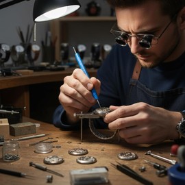 Herramienta de extracción precisa de correa de resorte para relojes con cuerpo de aluminio desmontable, punta de acero al carbono, destornillador de aleación de aluminio