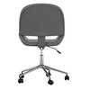 Martha Stewart Tyla Armless Swivel Task Chair for Home Office