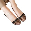 Lulijuz Women's Foot Cover, Lace, Short, Soft, Cotton, Socks,, Black