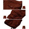 Match Mens Flat Front Cargo Short #S3612(3058 Stone red,2XL/36)