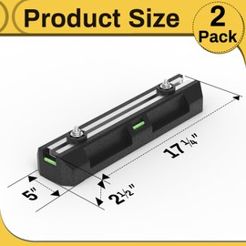 Powrocket Floor Mounting Base Kit for Mini Split Air Conditioner,2 Pack Floor Mounting Base Pad,Heavy-Duty Anti Vibration Isolator Mount for 9000-36000BTU,Support Up to 1100 lbs