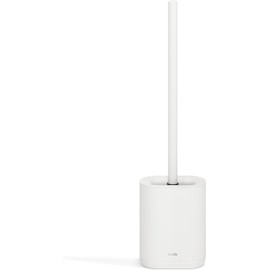 Escobillero de Inodoro Pure Blanco con Silicona TPR y Acero Inoxidable - Stardis Modelo 242532