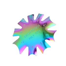 FRCOLOR 1Pc Stainless Steel Nail Art Stencil Plate for Women and Nail Manicure Template Tool for Home and Salon Use Durable and Easy to Apply for Crafting Beautiful Nail