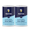 Morton Natural Sea Salt Round, Non Iodized Salt Crystals, 26