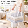 Transparent PVC Storage Box for Clothing – Foldable Steel-Frame Organizer