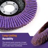 Shawya 20 Pack 60 Grit Flap Disc 4 1/2 in