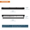 Tecmojo Patch Panel 24 Port, Keystone Patch Panel for Cat