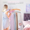 MEILIDY Leggings Hangers, Wooden Closet Hanging Leggings Storage Organizer Scarf