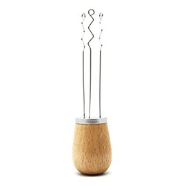 Espresso Coffee Stirrer Wood Handle Needle Coffee Tamper WDT Tool Coffee Distribution Tool Improve Extraction Efficiency