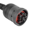 Yosoo 9 Pin to OBD2 Adapter, Truck Diagnose Interface, 16