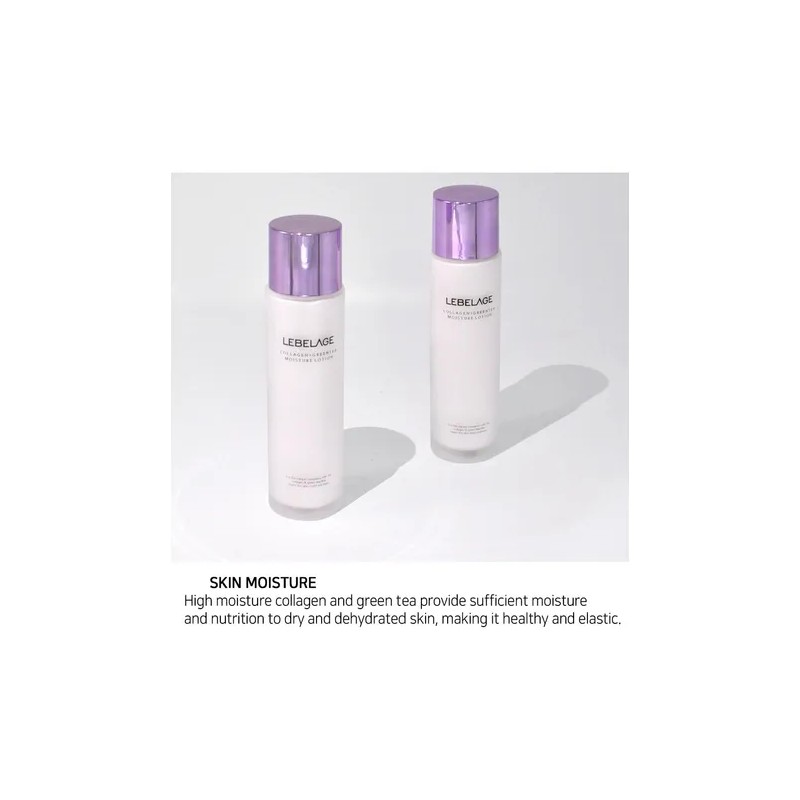 Emulsion Coreana Antiarrugas De Colageno Y T Verde (2pz) Mixta