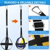 Volleyball Solo Spike Hanging Trainer, Adjustable & Hand-Safe Design