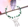 CASOLVX Layered Anklets Bracelets Boho Turquoise Anklet Dream Catcher Anklet
