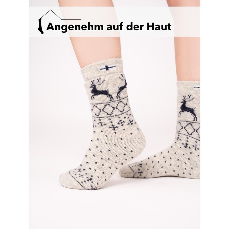 A Pair of Norwegian Socks for Men and Women, S
