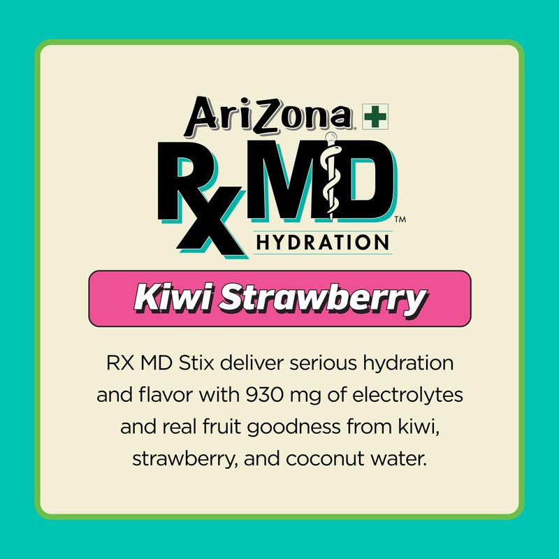 Arizona Rx MD Hydration Kiwi Strawberry - Drink Mix -