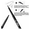 Delineador Negro 12pcs Impermeable Larga Duración Mate