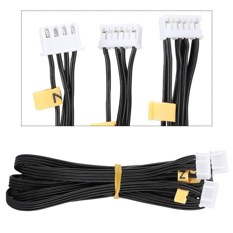 VBESTLIFE 3D Printer Stepper Motor Cable, 1.5M Double Z Axis