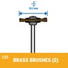 Dremel 535N Brass Brush (Pack of 2)