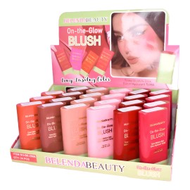 Caja De 24 Rubores Blush En Barra Stick Humectante Colores 6 Tonos Diferentes