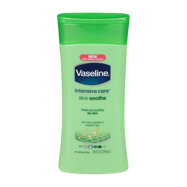 Unilever Vaseline Intensive Care Aloe Soothe Lotion, 10 Fl Oz