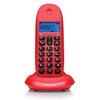 Telefono Inalambrico DECT MOTOROLA C1001 Rojo Cereza