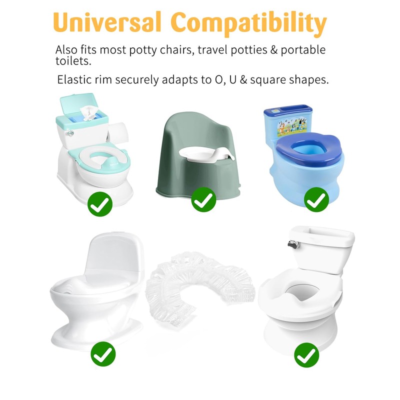 50 Pcs Potty Liners for Summer Infant My Size Potty