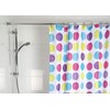 Croydex Shower Curtain, Textured Dot, 1800 x 1800mm