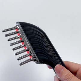 Riva H Plus Hair Loss Intensive Care Galvanic Scalp Massage Device Set (LED Brush + Medication Injection Brush) / 리바 에이치 플러스 탈모집중케어 갈바닉 두피 마사지기기세트 (LED브러쉬+약물주입 브러쉬)